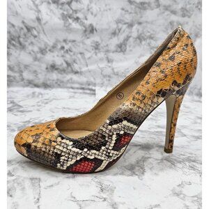 Miss Me Joanne 4 Phyton Print Women's Pumps Size 8